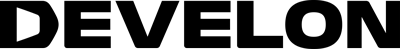 Develon black logo