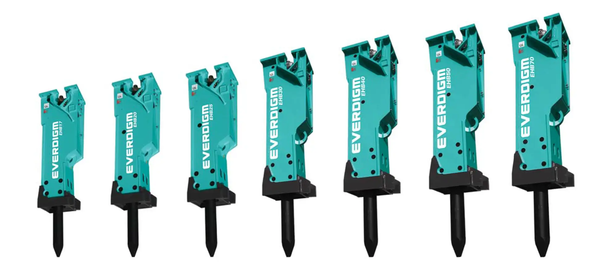 excavator hammer attachments