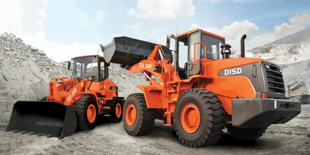 front wheel loader